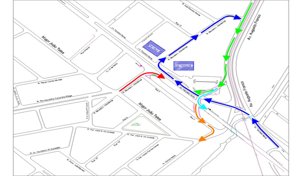 Nova circulação no entorno do Detran começa a funcionar - SMTT Aracaju
